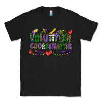 Black volunteer coordinator mardi gras cowgirl Classic Tee - CowGirlArtShop