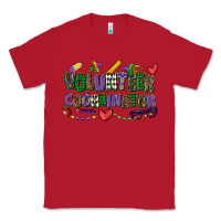 Red volunteer coordinator mardi gras cowgirl Classic Tee - CowGirlArtShop