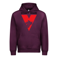 Mauve Wine sydney swans Urban Hoodie - linhVisuals