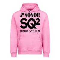Fuchsia Pink Sonor Drum Urban Hoodie - linhVisuals
