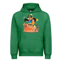 Emerald conker the squirrel, bad, video game, game, green, squirel Urban Hoodie - linhVisuals