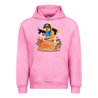Fuchsia Pink conker the squirrel, bad, video game, game, green, squirel Urban Hoodie - linhVisuals