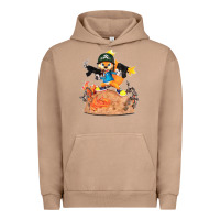 Pigment Burro conker the squirrel, bad, video game, game, green, squirel Urban Hoodie - linhVisuals