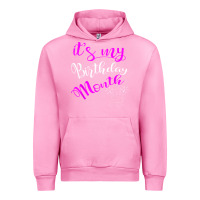 Fuchsia Pink it's my birthday month party Urban Hoodie - linhVisuals