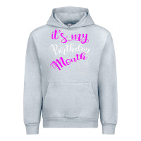 Heather Grey it's my birthday month party Urban Hoodie - linhVisuals