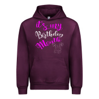 Mauve Wine it's my birthday month party Urban Hoodie - linhVisuals