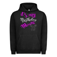 Pigment Black it's my birthday month party Urban Hoodie - linhVisuals