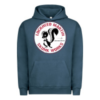 Pigment Midnight Navy skunks works adp roundel patch Urban Hoodie - linhVisuals