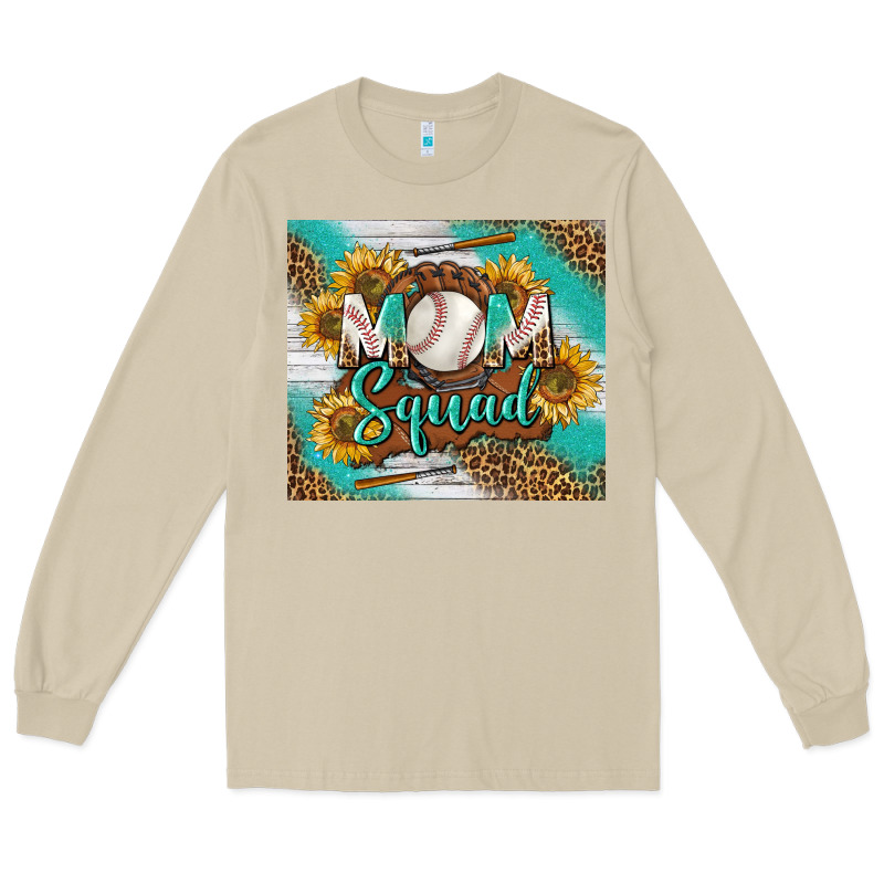 Baseball Mom Squad Tumbler Long Sleeve Tee by BundleAndBundleShop | Teevron
