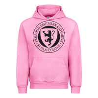 Fuchsia Pink St. Olaf College Urban Hoodie - linhVisuals
