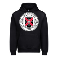 Black Rhodes College Urban Hoodie - linhVisuals