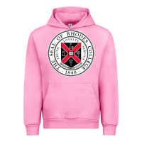 Fuchsia Pink Rhodes College Urban Hoodie - linhVisuals