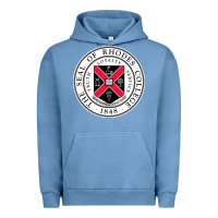 Pigment Pebble Blue Rhodes College Urban Hoodie - linhVisuals
