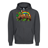 Smoke st patricks bear ado Zipper Hoodie - AdoDesignShop