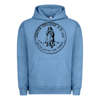 Pigment Pebble Blue Smith College Urban Hoodie - linhVisuals