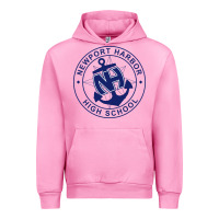 Fuchsia Pink newport harbor high school Urban Hoodie - linhVisuals