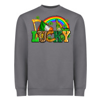 Storm lucky with st patricks elements Heavyweight Sweatshirt - AdoDesignShop