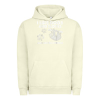 Pigment Pistachio i like dogs and sloths and maybe 3 people funny animals Urban Hoodie - linhVisuals