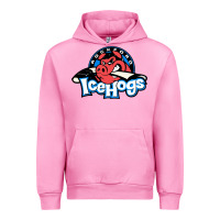 Fuchsia Pink #the icehogs rockford Urban Hoodie - linhVisuals