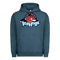 Pigment Midnight Navy #the icehogs rockford Urban Hoodie - linhVisuals