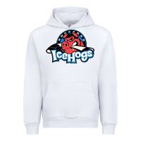 White #the icehogs rockford Urban Hoodie - linhVisuals