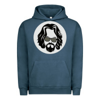 Pigment Midnight Navy big lebowski Urban Hoodie - linhVisuals