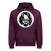 Mauve Wine big lebowski Urban Hoodie - linhVisuals