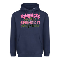 Navy kindness is free sprinkle it everywhere Heavyweight Hoodie - JahusDesignShop