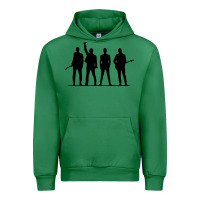 Emerald u2 silhouette the joshua tree tour poster Urban Hoodie - linhVisuals