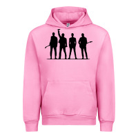 Fuchsia Pink u2 silhouette the joshua tree tour poster Urban Hoodie - linhVisuals