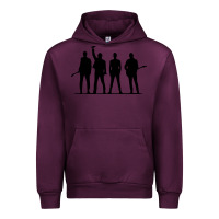 Mauve Wine u2 silhouette the joshua tree tour poster Urban Hoodie - linhVisuals