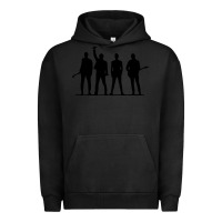 Pigment Black u2 silhouette the joshua tree tour poster Urban Hoodie - linhVisuals