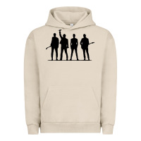 Pigment French Oak u2 silhouette the joshua tree tour poster Urban Hoodie - linhVisuals