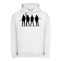 Pigment Lunar Rock u2 silhouette the joshua tree tour poster Urban Hoodie - linhVisuals