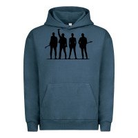 Pigment Midnight Navy u2 silhouette the joshua tree tour poster Urban Hoodie - linhVisuals
