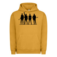Pigment Peanut Butter u2 silhouette the joshua tree tour poster Urban Hoodie - linhVisuals