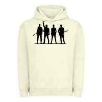 Pigment Pistachio u2 silhouette the joshua tree tour poster Urban Hoodie - linhVisuals
