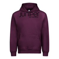 Mauve Wine juniper networks Urban Hoodie - linhVisuals