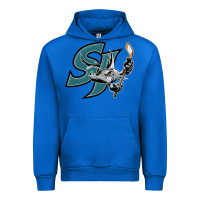 Cobalt the-san-jose-barracuda-pen Urban Hoodie - linhVisuals