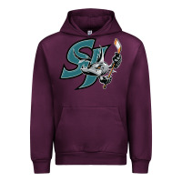 Mauve Wine the-san-jose-barracuda-pen Urban Hoodie - linhVisuals