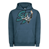 Pigment Midnight Navy the-san-jose-barracuda-pen Urban Hoodie - linhVisuals