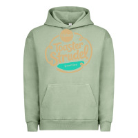 Pigment Oil Green toaster strudel pastry Urban Hoodie - linhVisuals