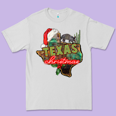 Texas Christmas Premium Tee Designed By Cowgirlartshop