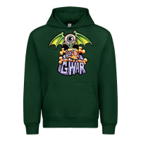 Forest Green monster gwar movie Urban Hoodie - linhVisuals