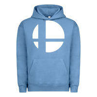 Pigment Pebble Blue super smash bros Urban Hoodie - linhVisuals