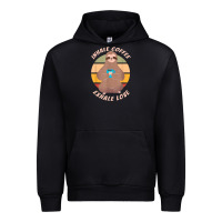 Black inhale coffee exhale love sloth namaste yoga lover Urban Hoodie - linhVisuals