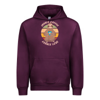 Inhale Coffee Exhale Love Sloth Namaste Yoga Lover Urban Hoodie | Teevron