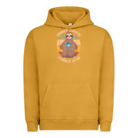 Pigment Peanut Butter inhale coffee exhale love sloth namaste yoga lover Urban Hoodie - linhVisuals