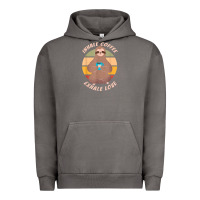 Pigment Tornado inhale coffee exhale love sloth namaste yoga lover Urban Hoodie - linhVisuals