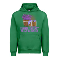 Emerald Farmers Market Fresh Lavender Urban Hoodie - linhVisuals